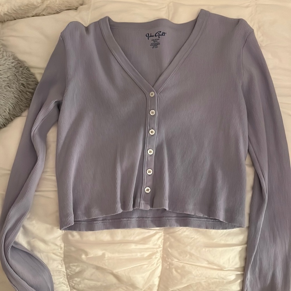 purple john galt sweater